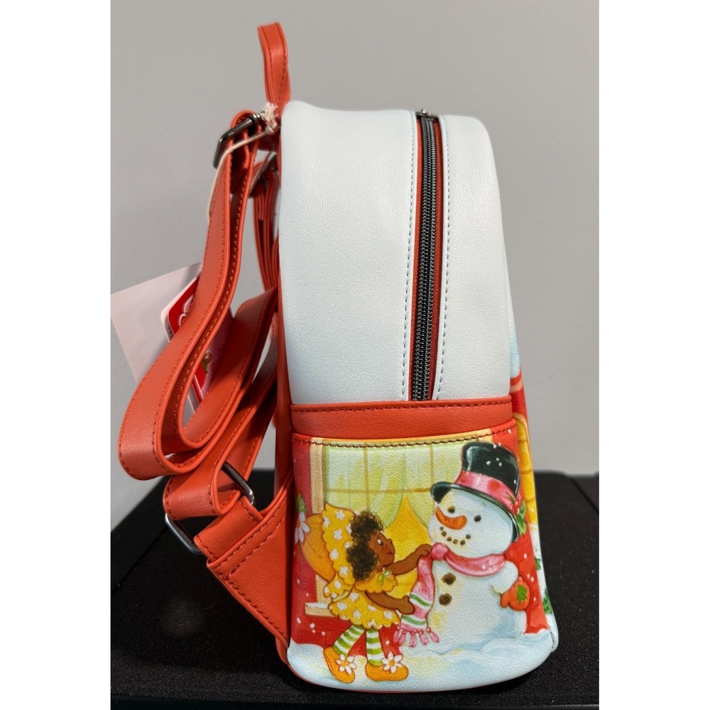 NEW Loungefly Strawberry Shortcake And Friends Caroling Holiday Mini Backpack - Picture 2 of 5